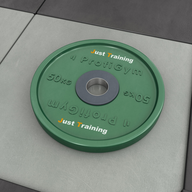 Олимпийский диск Profigym 50 кг зеленый
